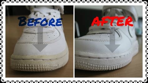 cleaning white sneaker rubber soles.